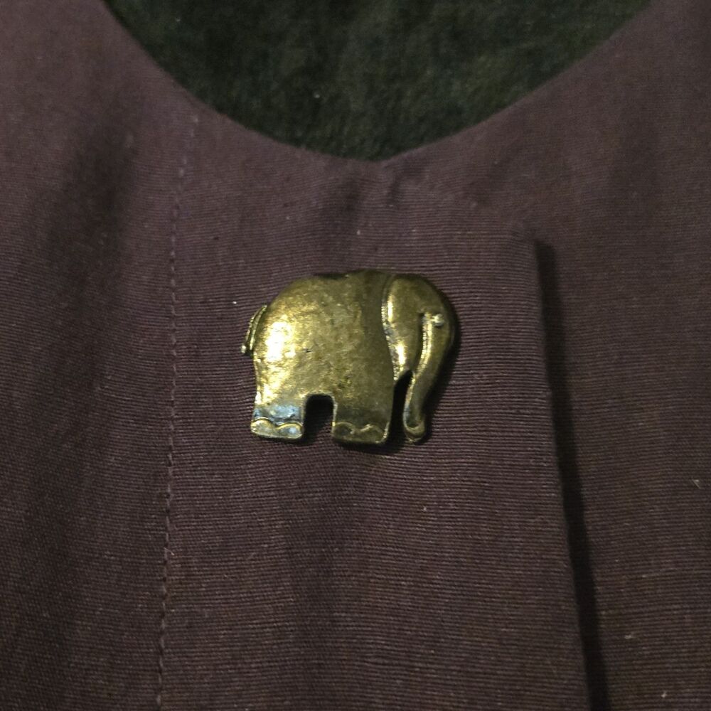 Evan-Picone Linen Blend Dress VTG 6 Elephant Buttons Dark Academia Witchy - Picture 5 of 10